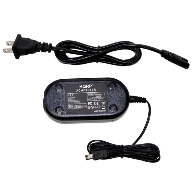 HQRP AC Adapter Charger for JVC Everio GR-D33ER GR-D33U GR-D33US GR-D43 GR-D43U