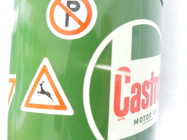 Castrol  Spardose Öldose Oel Benzin Öl Tankstelle Blech  Original Tank D 8