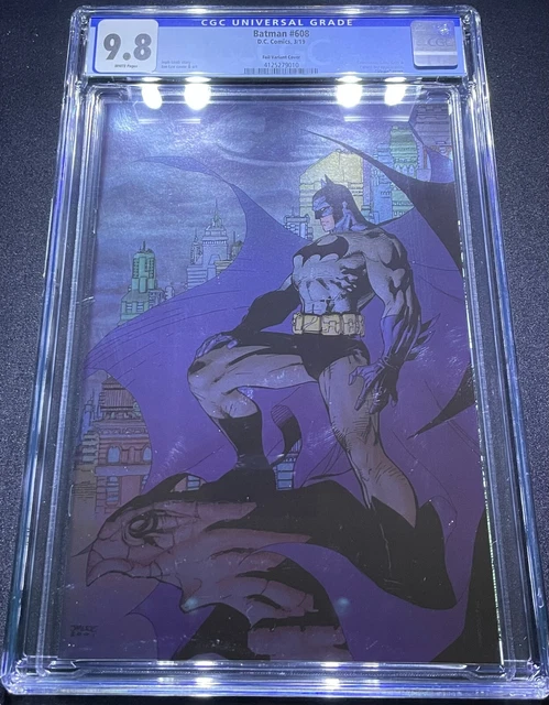 Batman #608 - Hush - DC Comics 2019 - Jim Lee Foil Variant Cover  - CGC 9.8