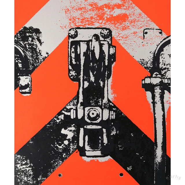 LOCOMOTIVA GERD WINNER SERIGRAFIA MACCHINA TRENO FERROVIA FIRMATA LOCOMOTIVA GERD WINNER SERIGRAFIA MACCHINA TRENO FERROVIA FIRMATA