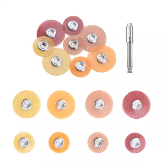 50 X Dental Sof-Lex Extra Thin Contouring Polishing Finishing Discs+2.35 Mandrel