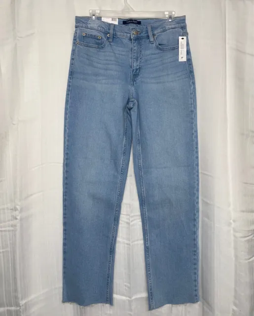 Calvin Klein Women's Vintage Stright Light Blue Jeans ( Choose Size )