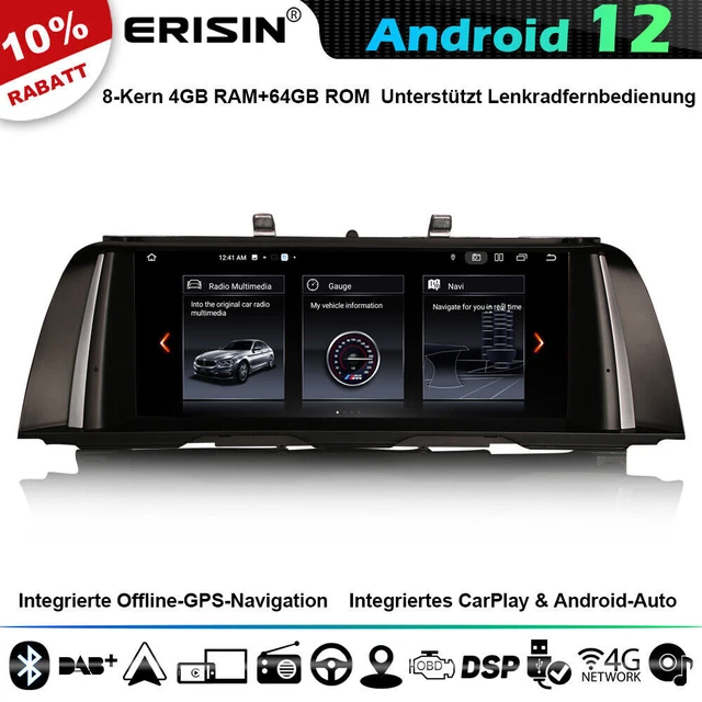 10.25 Zoll Android 13.0 8GB+128GB Autoradio Für F10 /F11 CIC Im Kanton