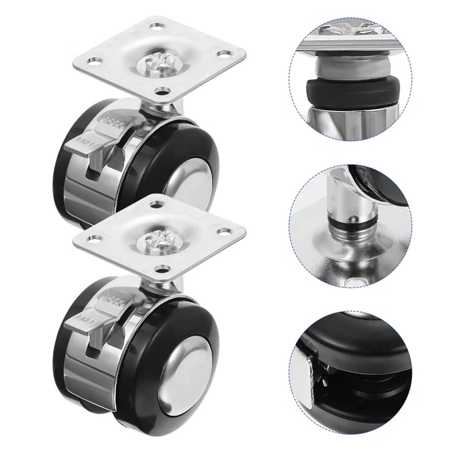 4 PCS Furniture Wheels Casters for Office Chair Replacement Universal