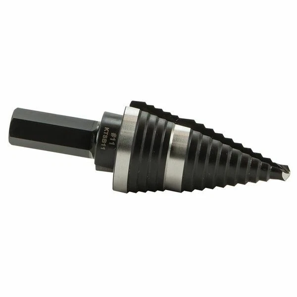 Klein Tools Ktsb11 Step Drill Bit #11 Double-Fluted 7/8 To 1-1/8-Inch 4