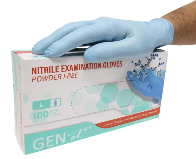 100 Disposable Nitrile Gloves Powder Free MULTI PURPOSE Medical Strong 1000 2000