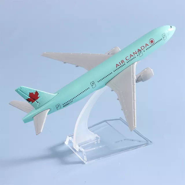 Air Canada Boeing 777 Modello Aereo Lega Metallo Modello Aereo Souvenir Modello 1 Sp