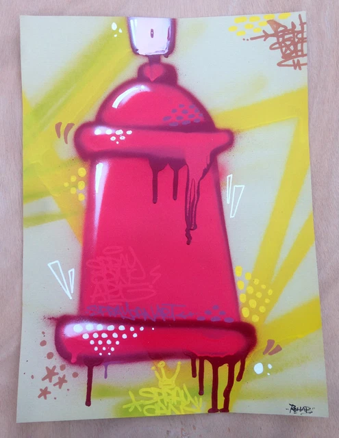 Sculpture Duel - Bombe Graffiti 3D - Street Art SEEN/TAKI183/COPE2 - Original