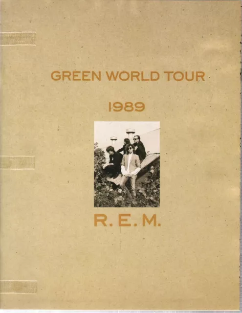 Rem Green World Tour 1989 tour programme World tour programme approx 12"x9.5"