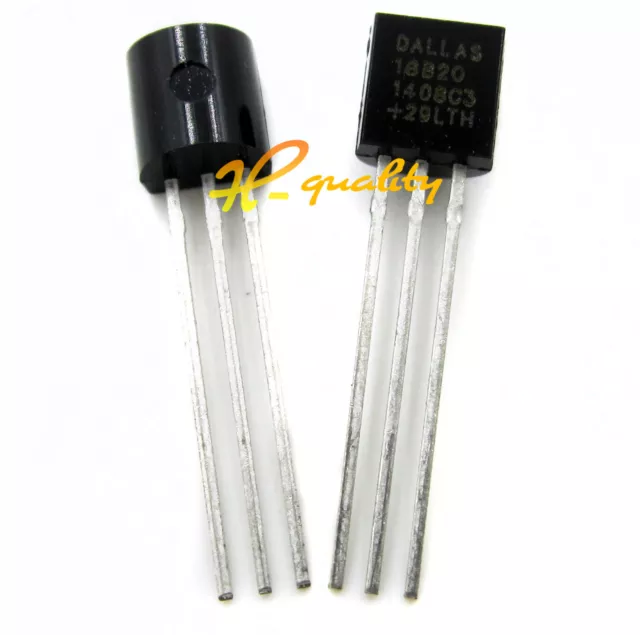 20PCS DALLAS 18B20 DS18B20 TO-92 Wire Digital Thermometer Temperature IC Sensor