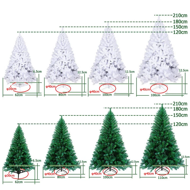WEIHNACHTSBAUM KÜNSTLICHER CHRISTBAUM Xmas Tannenbaum PVC mit Ständer