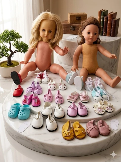 LOT DE CHAUSSURES pour poupée Nancy Famosa EUR 8,00 - FR