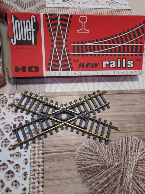 Jouef 1024 HO - Boîte Complémentaire Pour Pont Tournant Rails Acier - Neuve