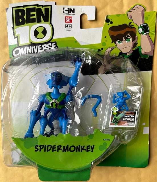 BEN 10 OMNIVERSE - Spidermonkey Action Figure! 4 Inch 10 Cm. Omnitrix