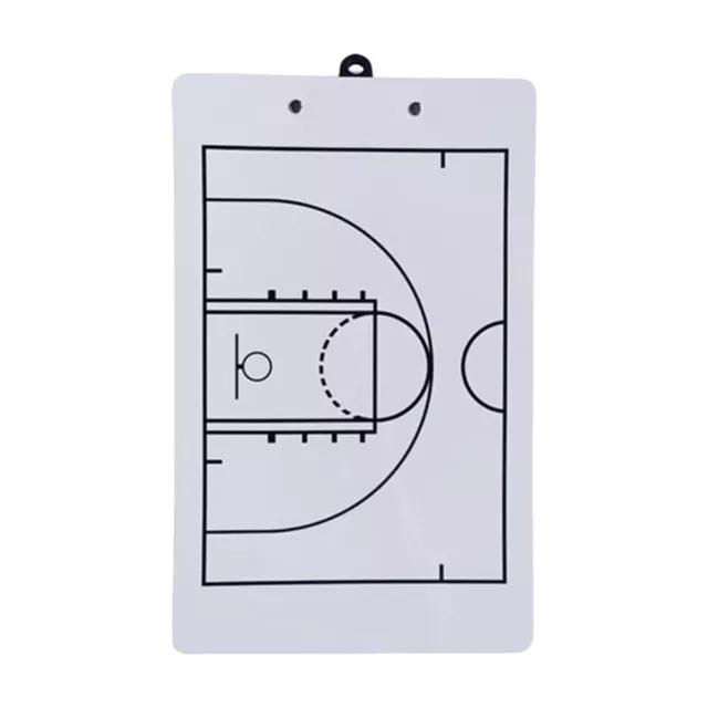 2PCS Basketball Coaching Board Strategy Tactic Board Coaches Marker Whiteboard 3