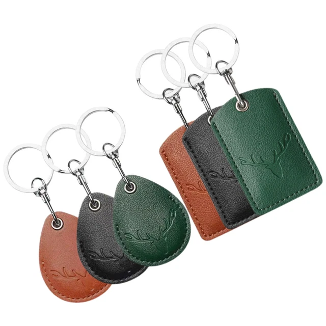 6 Pcs Anhänger Dekor Cartoon-Abdeckung Schlüsselanhänger Mode