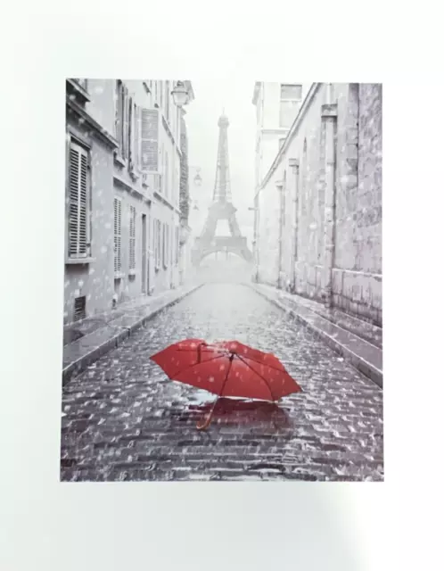 Photography Art Print Umbrella In Paris 14" x 11"