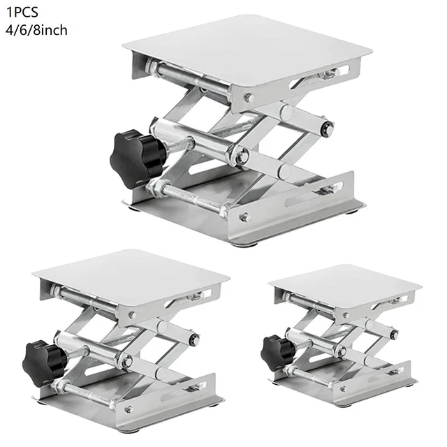 Lifting Platform Adjustable Height Lab Equipment Silver Small Equipment