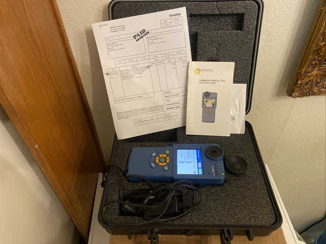 Solmetric SunEye-210 GPS Solar Analyzer in Hard Case. Just Factory Refurbished!