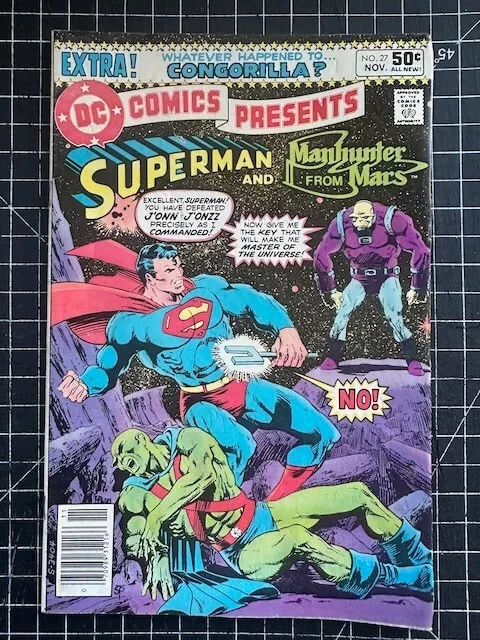 DC Comics Presents #27 1St Mongul Superman Martian Manhunter