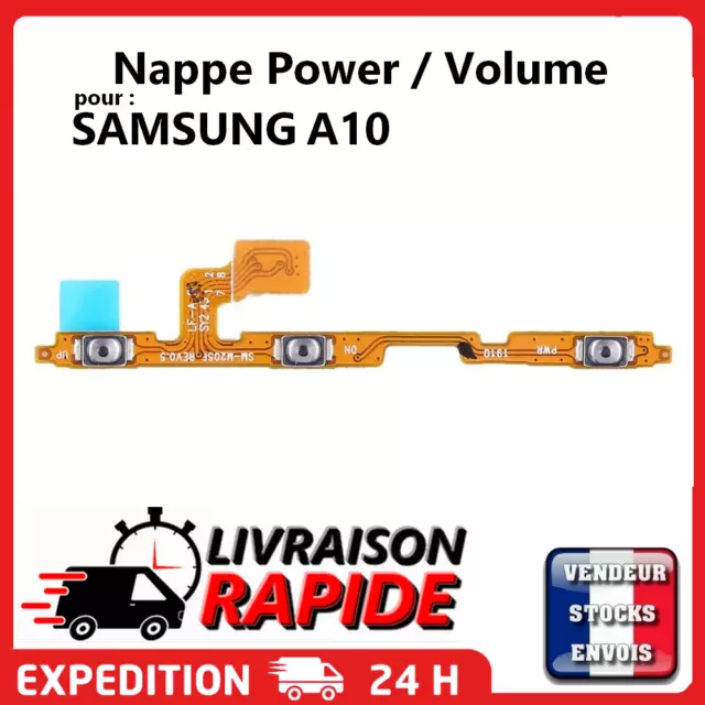 Nappe bouton power SAMSUNG GALAXY A10 SM-A105 on off button volume flex ribbon
