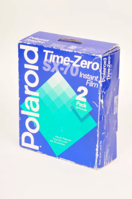 Vintage Genuine Polaroid Time Zero SX70 Twin Film Pack Still Sealed Expiry 11/95