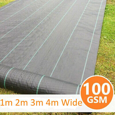 Heavy Duty Weed Control Fabric Membrane Garden Landscape Ground Cover Sheet UK