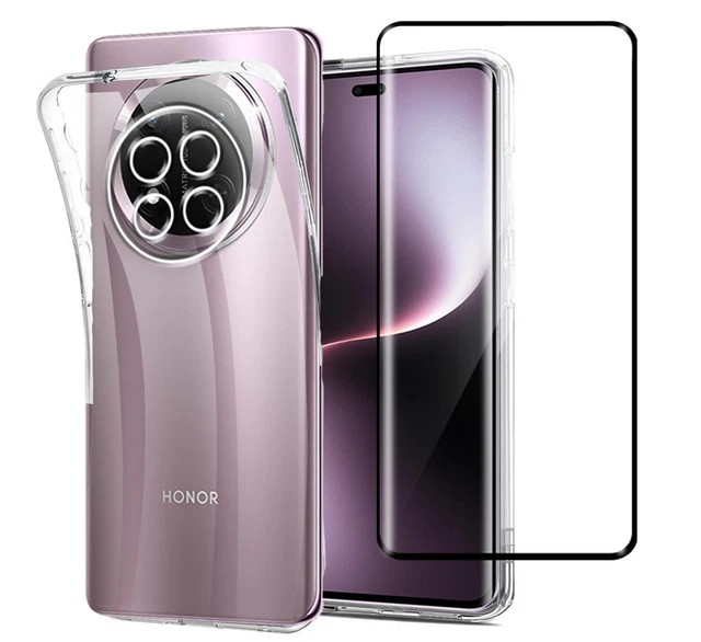 Coque Pour Honor Magic 6 Lite 5G Silicone Transparente Angles Renforces + 2 Verres Trempes Little Boutik© - Téléphonie