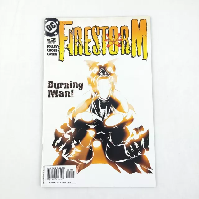 Firestorm #2 NM- Burning Man Jolley Cross Green (2004 DC Comics)