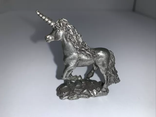 Pewter Unicorn Figurine