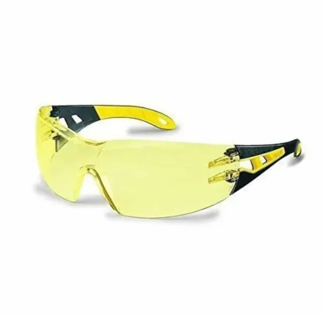 Uvex PHEOS Sport Style Safety Glasses/Spectacles YELLOW Lens FREE UK POSTAGE