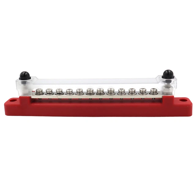L CAR TERMINAL Block Bus Bar Power Distribution Block for Car Boat