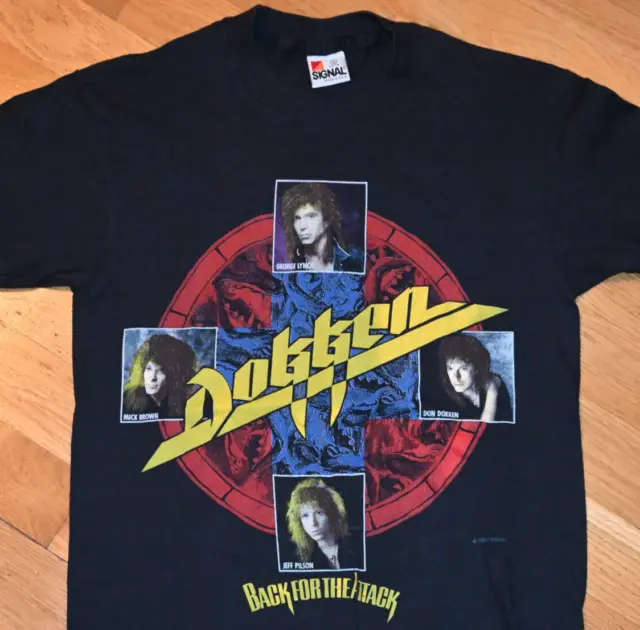 *1987 DOKKEN* vintage rare concert tour tee t-shirt (S) Small 80's Rock Metal