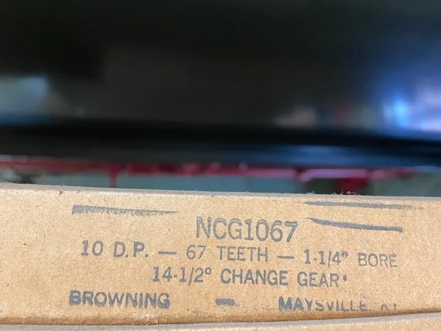 Browning NCG1067 Change Gear
