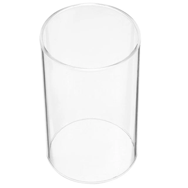 Manchon Bougeoir En Verre - Cylindre Décoratif 7x10cm Pour Centres De Table | Protection Flamme Nue