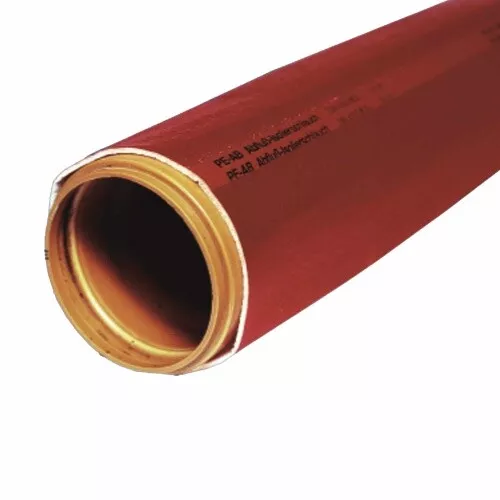 PE-Rohrisolierung Isolierschlauch 10 m Rolle x Ø 22 mm / 6 mm Isolierstärke  Rot, Schutzschlauch Heizungsrohr Isolierung mit Schutzhaut