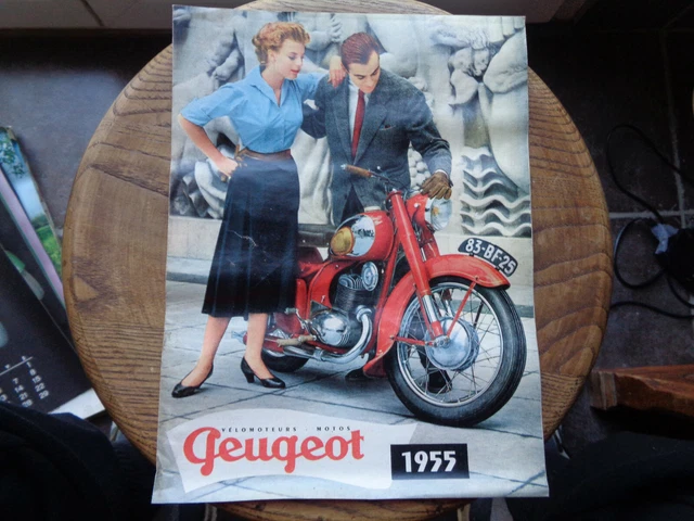 Affiche Ancienne Publicité Peugeot BIMA - Moto, Vélomoteur, Mobylette - France