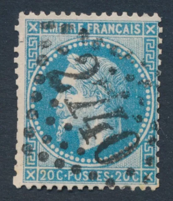 FRANCE stamp 20 Centimes 1862 type with wreath