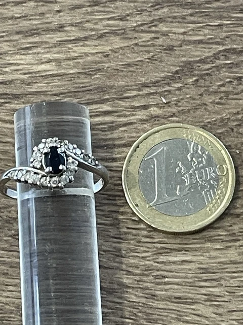 Bague Ancienne En Argent Massif 925 – Taille 53 – 2,2 Grammes – Vintage Français
