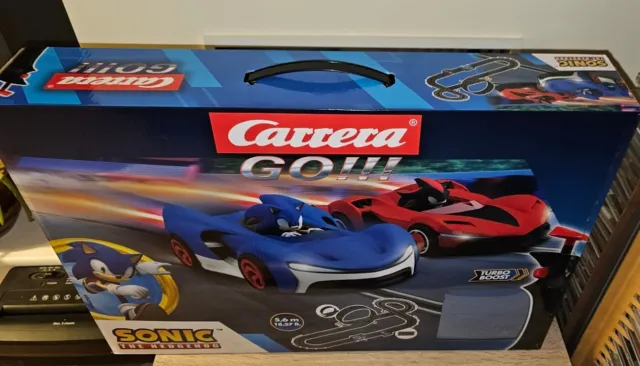 Sonic The Hedgehog Race Track Toy Blue Red Car Vehicle Racing 1:43 Carrera Go!!!