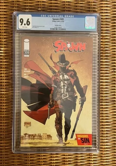 SPAWN #309 CGC 9.6 NM+ McFarlane Gunslinger Spawn Variant Image Comics 1st Print