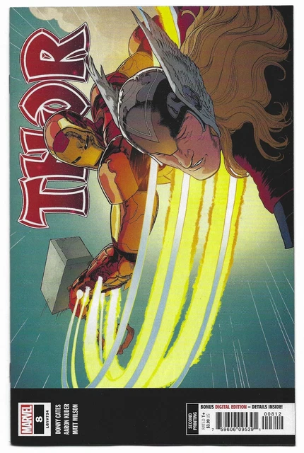 Thor #8 2020 Unread 2nd Print Variant Cover Marvel Comic Donny Cates Aaron Kuder