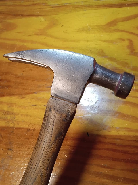 Vintage TRUE TEMPER Kelly Perfect 16R Claw Hammer Original Handle NICE 8