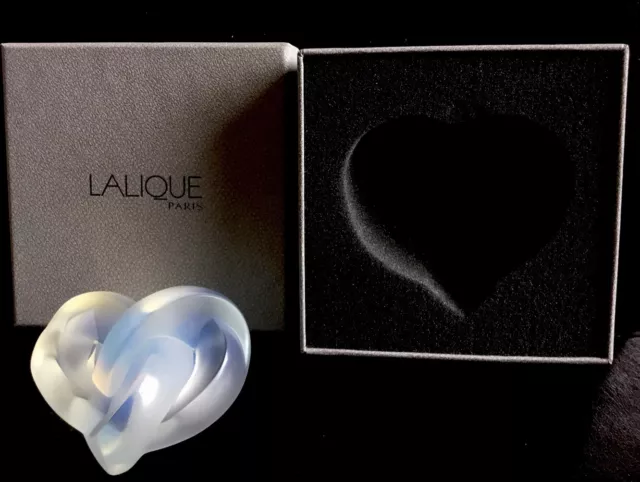 Lalique Knotted Opalescent Hart