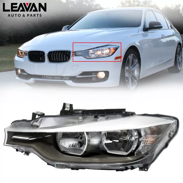 For BMW 2012-2015 F30 320i 328i 335i Halogen Headlight Assembly Driver Left Side