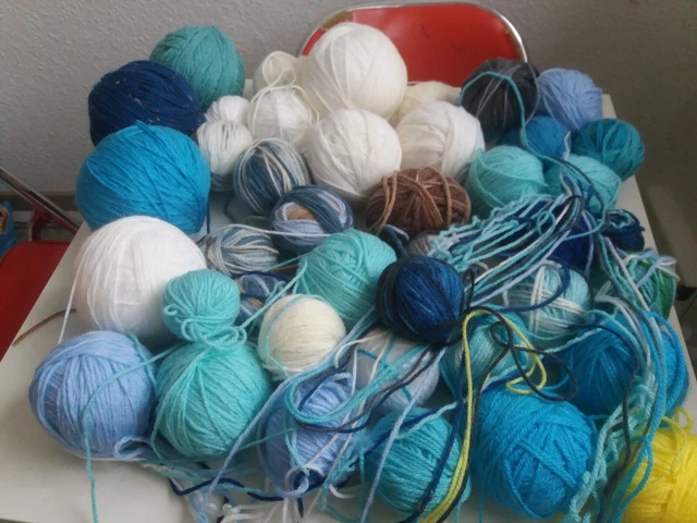 Wollpaket  Reste  ca. 1000 gramm