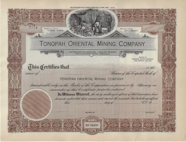 Tonopah Oriental Mining Company