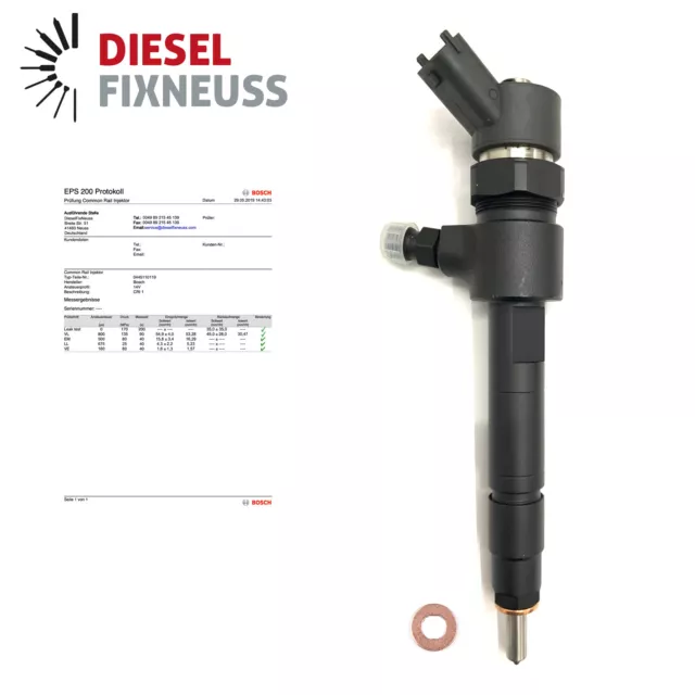 Embout D'Injection Injecteur Bosch 0445110119 Alfa Romeo Fiat Lancia 1.9 JTD