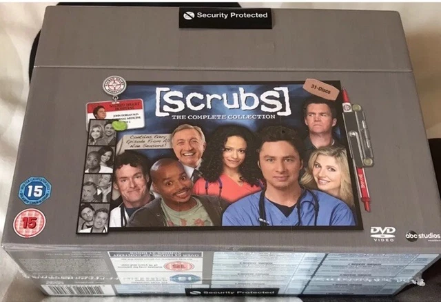 SCRUBS DVD THE Complete Collection Series 1-9 Oop Rare Hospital Comedy
