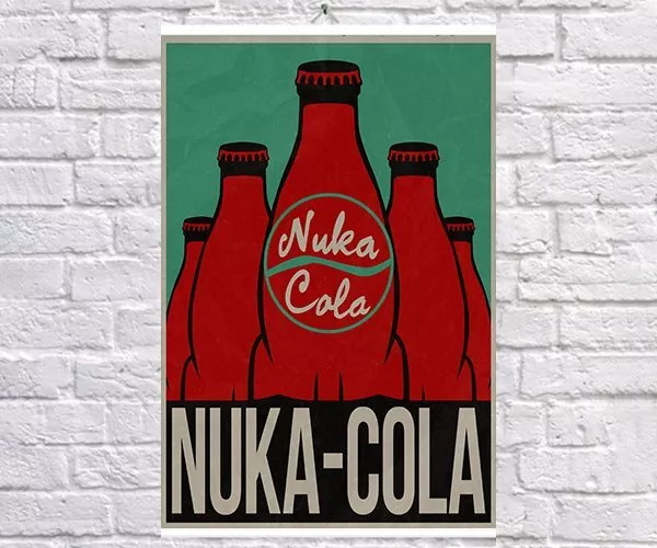 FALLOUT NUKA COLA Hip Flask Gift Set Boxed £5.00 - PicClick UK